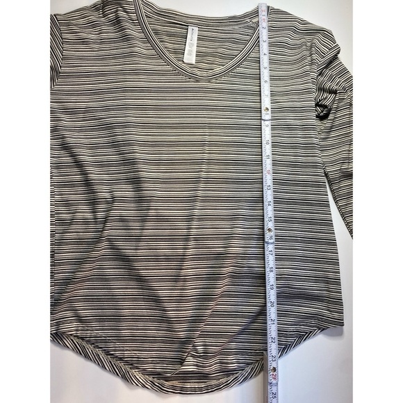 Athleta Stripped Scoop Neck Long Sleeve Top - Picture 9 of 9